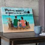 Personalizzato Making Wonderful Memories Canvas Painting Wall Decoration Gift for Family Camping Lover