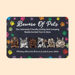 Henkilökohtainen varo lemmikkieläimiä todella innoissaan olet täällä Ovi matto lahja koiran ystäville kissan ystäville Home Essentials