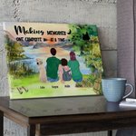 Peinture sans cadre Décoration murale personnalisée Cadeau pour la famille