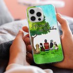 Personalized Life Is Better With Fur Baby Green Grass Phone Case Birthday Gift for Dog Lovers