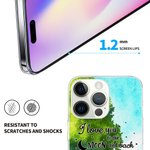 Personalized I Love You To The Moon And Back Green Grass Phone Case Birthday Gift for Dog Lovers