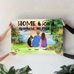 Home Is Where We Park It Décoration murale sans cadre Cadeau d'anniversaire pour la famille