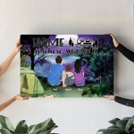 Peinture sans cadre personnalisée Wonderful Camping Trip Décoration murale Cadeau pour la famille Amoureux du camping