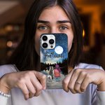 Personalized under The Night Sky with You Phone Case Christmas Gift Birthday Gift for Dog Lovers