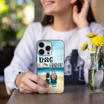 Personalized to Be with Each Other on The Beach Phone Case Christmas Gift Birthday Gift for Dog Lovers