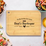 Personalized Animal Design Cutting Board with Engraved Text Gift for Cooking Lover or BBQ Lover