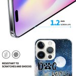 Personalized Speaking of Love under The Full Moon Phone Case Christmas Gift Birthday Gift for Dog Lovers