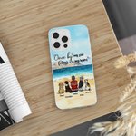 Personalisierte einmal an meiner Seite für immer in meinem Herzen Meer Telefon Fall Geburtstag Weihnachten Geschenk für Hundeliebhaber