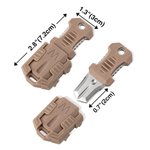 Personalized MOLLE EDC Mini Tactical Knife Portable Survival Tool Camping Gift for Man