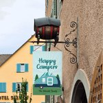 Personalized Happy Campers Outdoor Garden Flag Welcome Flag Campsite Garden Decor Gift for Camping Family Couple