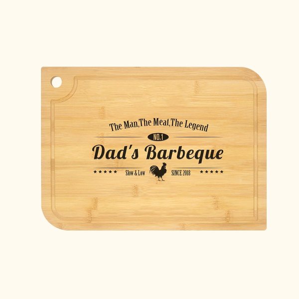 Tabla de Cortar Personalizada con Diseño de Animales y Texto Grabado Regalo para Amante de la Cocina o de la Barbacoa