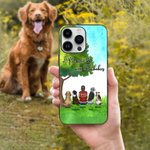 Personalized Life Is Better With Fur Baby Green Grass Phone Case Birthday Gift for Dog Lovers