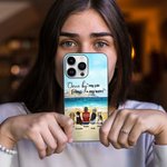 Personalisierte einmal an meiner Seite für immer in meinem Herzen Meer Telefon Fall Geburtstag Weihnachten Geschenk für Hundeliebhaber