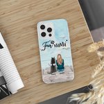 Personalized to Be with Each Other under The Blue Sky Phone Case Christmas Gift Birthday Gift for Dog Lovers