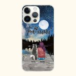 Personalized under The Night Sky with You Phone Case Christmas Gift Birthday Gift for Dog Lovers
