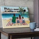 Décoration murale personnalisée Making Memories camping activities Painting Cadeau pour la famille Camping Lover