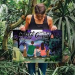 Personnalisé Feu de camp Camping Peinture sans cadre Décoration murale Cadeau pour la famille Amoureux du camping