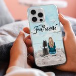 Personalized to Be with Each Other under The Blue Sky Phone Case Christmas Gift Birthday Gift for Dog Lovers