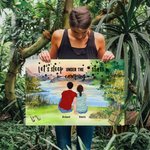 Peinture sur toile de camping Personnalisée Dormons sous les étoiles Cadeau de Saint-Valentin pour couple