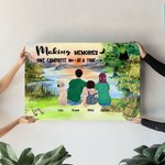 Peinture sans cadre Décoration murale personnalisée Cadeau pour la famille