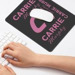 Musmatta med personligt namn Musmatta med monogram Kontorsinredning Skrivbordstillbehör Födelsedagspresent för medarbetare Vän Familj