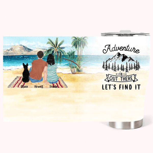Personalized Adventure Is Out There Let's Find It 30oz Curved Tumbler Anniversary Camping Gift for Family