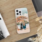 Personalized Once By My Side Forever In My Heart Red Maple Leaf Phone Case Birthday Gift for Dog Lovers