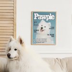 Personalised Pet Portrait Magazine Cover Indoor Decoration Birthday Christmas Thanksgiving Gift for Pet Lovers