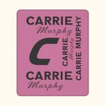 Musmatta med personligt namn Musmatta med monogram Kontorsinredning Skrivbordstillbehör Födelsedagspresent för medarbetare Vän Familj