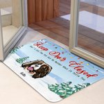 Alfombra de puerta personalizada Don't Let The Pets Out No Matter What They Tell You Christmas Gift Birthday Gift for Pet Lovers