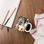 Personalized Photos Collage Ceramic Coffee Mug Birthday Anniversary Gift for Family Friend