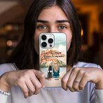 Personalized Once By My Side Forever In My Heart Red Maple Leaf Phone Case Birthday Gift for Dog Lovers