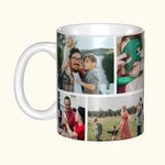 Personalized Photos Collage Ceramic Coffee Mug Birthday Anniversary Gift for Family Friend