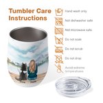 Gobelet à vin personnalisé I Love You To The Moon And Back en acier inoxydable de qualité alimentaire avec noms Cadeau d'anniversaire pour les amoureu