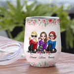 Gepersonaliseerde You'll Always Be My Person Bestie Quotes Wijn Tumbler Gift Voor Zussen
