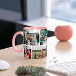 Personalized Photos Collage Ceramic Coffee Mug Birthday Anniversary Gift for Family Friend