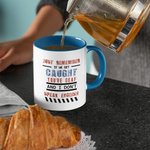 Personalized Partners In Crime Just Remember If We Get Caught You're Deaf And I Don't Speak English Ceramic Mug for Best Friends Girls