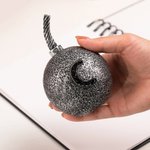 Personalized Vintage Engraved Initial Funny Bomb Paperweight Desk Accessory Home Work Office Decor Gift for Co-Worker Friend