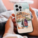 Henkilökohtainen Sinä ikuisesti sydämessäni Punainen Vaahteranlehti Puhelin tapauksessa syntymäpäivälahja koiran ystäville