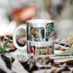 Personalized Photos Collage Ceramic Coffee Mug Birthday Anniversary Gift for Family Friend