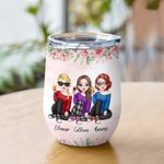 Gepersonaliseerde You'll Always Be My Person Bestie Quotes Wijn Tumbler Gift Voor Zussen