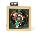 Personalised Believe In The Magic of Christmas Santa Claus Rotating Music Box with Light Christmas Decoration Gift for Kid