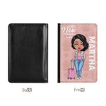 Personalisierte Wenn nicht jetzt, dann wenn stilvolle und kompakte Passport Cover mit Namen Reise Reisezubehör Geburtstag Weihnachten Geschenk für Fre