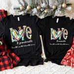 T-shirt Sweatshirt Pull Personnalisé avec Nom des Petits Cadeau de Noël Cadeau d'Anniversaire pour Grand-Mère Mère