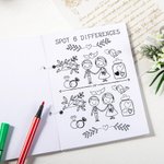 Personalized Children's Wedding Activity Pack Coloring Books with 4 pcs Watercolor Pens Wedding Entertainment Games Favors for Kids