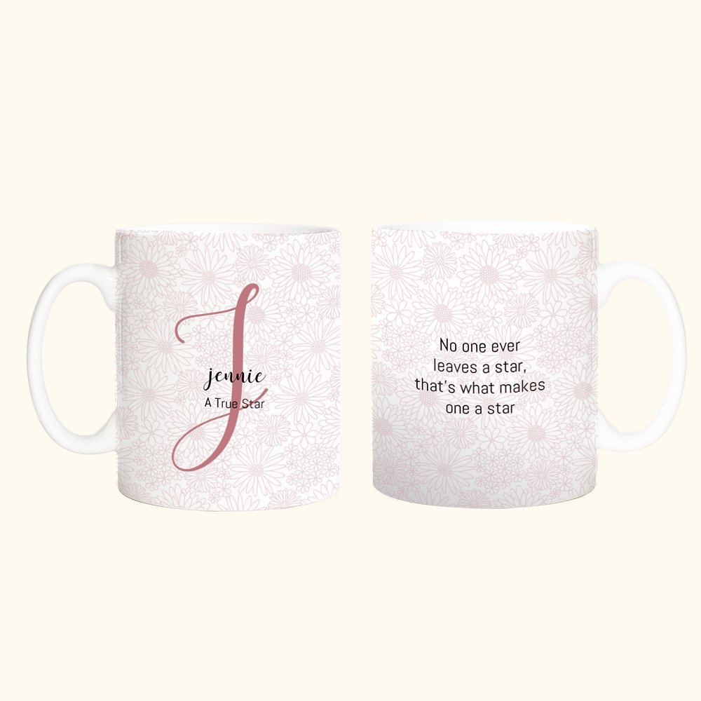 Tasse en céramique personnalisée avec nom 11oz ou 15oz Cadeau d'anniversaire motivant pour la famille, les amis et les collègues
