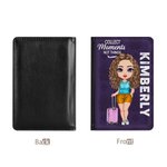 Personalised Collect Moments Not Things Stylish and Compact Passport Cover with Name Travel Trip Accessory Birthday Christmas Gift for Friends Family