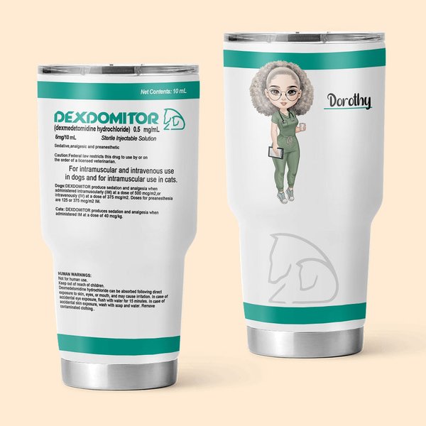 Gobelet personnalisé 30oz en acier inoxydable de qualité alimentaire pour infirmière Semaine de l'infirmière Journée du médecin Cadeau pour le personn