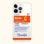 Personligt roligt genomskinligt mobilskal med namn Sjuksköterskeveckan Födelsedagspresent för sjuksköterska Läkare Medicinsk personal