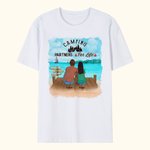 Personalisierte Camping Partner für das Leben Erwachsene Kind T-shirt Weihnachten Jahrestag Geschenk für Familie